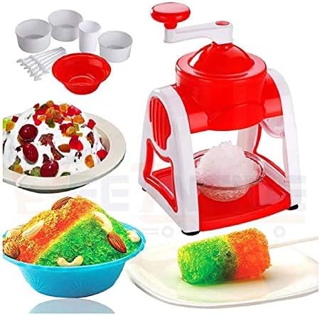 Maker Machine, Ice Gola Maker, Manual Ice Crusher, Non Electric Ice Gola Maker, Handy Ice Snow Maker for Summer, Indoor Outdoor Manual Gola Maker for Home (Multicolor) - Image 2