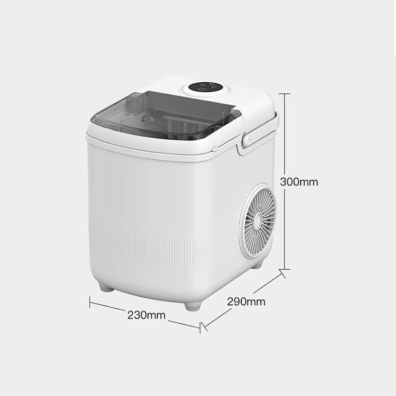 Ice maker countertop Ice Maker Machine for Countertop, 9 Bullet Cubes Ready in 6-9 Minutes, Portable Ice Maker Machine with Self-ing, Ice Scoop, Ice Maker for Kitchen, Office, Party Household/Kit - Image 2