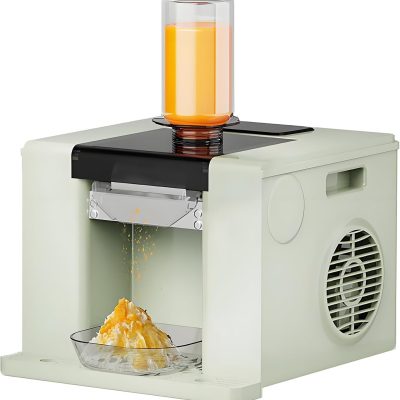 280W Electric Ice Shaver Machine, Commercial Snowflake Ice Machine with 750ml Capacity Bucket, One-Click Quantitative, 60kg/24h, Automatic ing, for Home/Commercial/Beverage Shop aqua