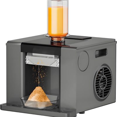 Automatic Snowflake Ice Machine, Automatic Electric Ice Crush Machine, 60kg/Day Electric Snow Cone Maker, with 750ml Capacity Bucket, One-Click Quantitative, Automatic ing, for Home Restaurant