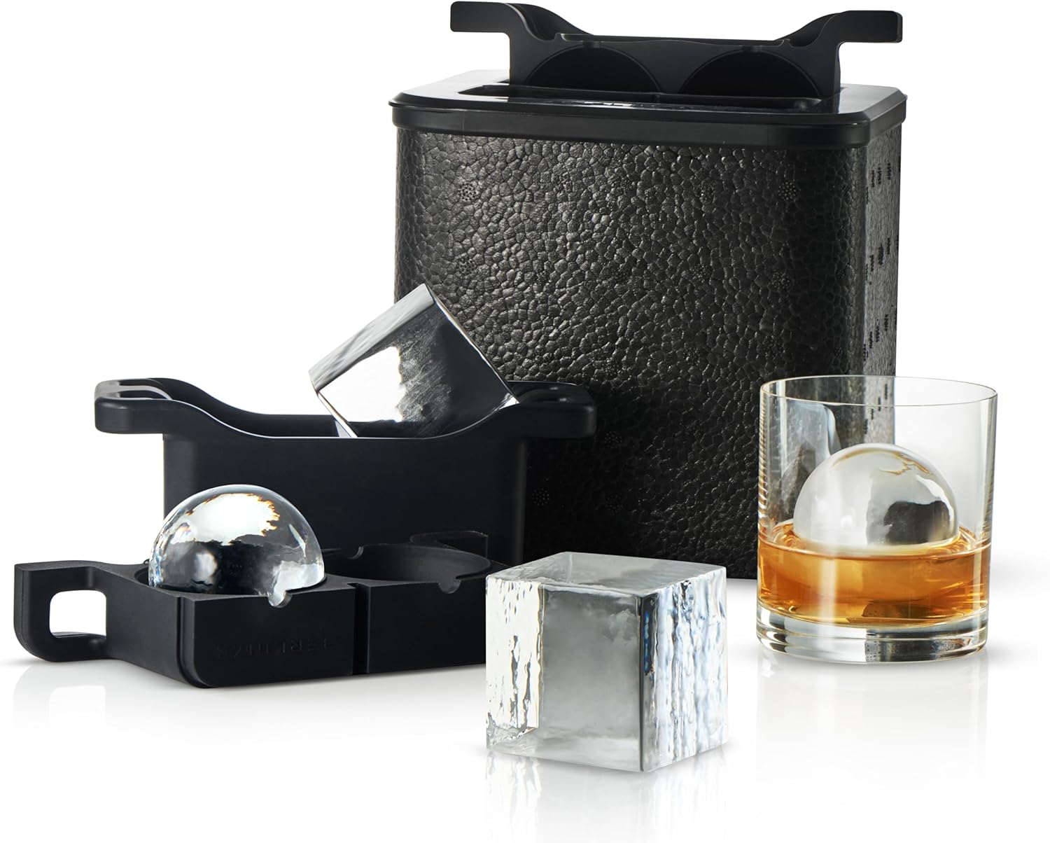 Basic Crystal Clear Ice Maker - 2 Balls & 2 Cubes,